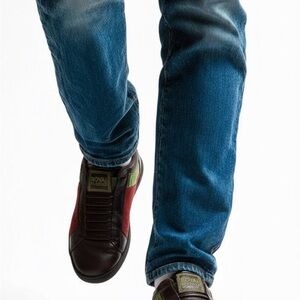 Royal Elastics Red and Brown Casual Sneakers Vintage and very rare